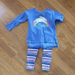 2T Girls Tea Collection Bunny Outfit